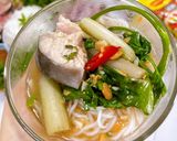 Hình bước làm 5 của món Lẩu chua tương me