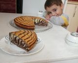 عکس مرحله 15 از دستور کیک زبرا