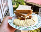 รูปขั้นตอนการทำที่ 1 ของ ขนมปังทอดไส้กล้วยหอม🍞🍌