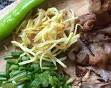 รูปขั้นตอนการทำที่ 1 ของ ผัดพริกขิงหมู