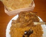 صورة لخطوة 1 من وصفة ارز🍚 مع ليكوت مقليين بالصوص 🍅😋