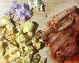 Hình bước làm 1 của món Cơm kim chi