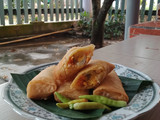 Lumpia isi sayur & telur puyuh