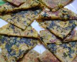 A picture of step 6 of Maithi masala paratha.