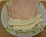 Foto del paso 2 de la receta: Delicioso sándwich de jamón con queso