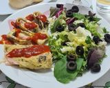 Foto del paso 14 de la receta: 174. Tortilla Rellena de Pavo y Queso con Tomate Frito