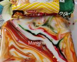 A picture of step 13 of Parle-G Biscuits Brownie with Mirror Glaze Effect.