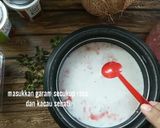 Gambar langkah 5 resipi Nasi lemak strawberi.