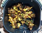 A picture of step 3 of Air Fryer Roasted Vegetables.