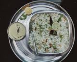 चटपटा नरियाली भात (chatpata nariyali bhat recipe in Hindi) रेसिपी चरण 8 फोटो