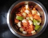 A picture of step 1 of Mixed fruit jam.