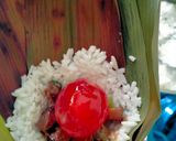 Foto langkah ke 5 dari resep Bacang Ketan Isi Ayam Telur Asin.