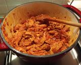 Temesvári sertéstokány galuskával #gluténmentes recept fázis 5 fotója