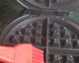 A picture of step 10 of Moong dal waffels.