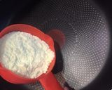 A picture of step 1 of Festive Ras malai Rolls.