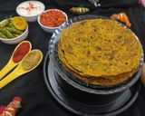 A picture of step 4 of Dudhi Thepla.
