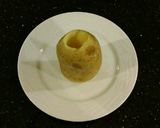 A picture of step 7 of Potatoes Bravas.