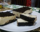 Foto langkah ke 8 dari resep Oreo Cheesecake.