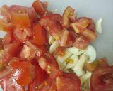 A picture of step 1 of Okhra gravy.