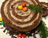 Foto langkah ke 7 dari resep Yule log cake.