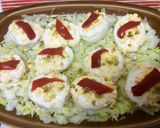 Foto del paso 4 de la receta Huevos rellenos sevillanos🥚🐟🥒🌶