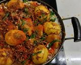 A picture of step 9 of Eggs poppy seeds biryani.