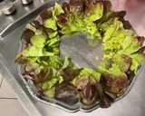 Une image de l'étape 2 de Salade feuille de chêne aux tomates, mozzarella et persil.