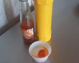 A picture of step 1 of Fried Awara with Sauce.