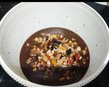 A picture of step 4 of Eggless plum cake.