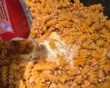 Egyserpenyős tejszínes-darált húsos tészta recept fázis 4 fotója