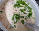 A picture of step 1 of Raita for Biriyani.