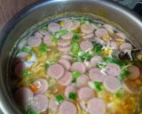 Foto langkah ke 11 dari resep 67. Egg Chicken Sausage Corn Soup.