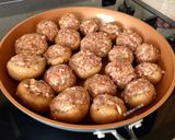 A picture of step 5 of Baked Stuffed Mushrooms.