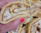 Foto del paso 1 de la receta: 🎄Pionono navideño arrollado de queso azul y frutos secos vegetariano