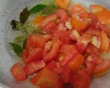 A picture of step 1 of Masala chana chaat.