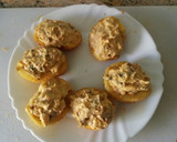 Foto del paso 9 de la receta: Huevos rellenos de mejillones en escabeche con claras rebozadas