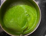 A picture of step 3 of Coriandar chutney.