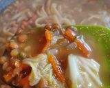 Foto del paso 2 de la receta: Lentejas con verduras y fideos