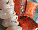 Hình bước làm 1 của món Canh chua chả cá, cá mú đỏ