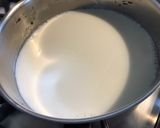 Une image de l'étape 1 de Crèmes vanille et noix de coco à l agar agar.