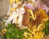 A picture of step 3 of Aloo Chaat.