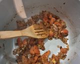 A picture of step 4 of Indian Mutter Paneer Masala.