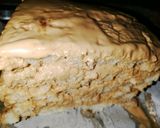 A picture of step 4 of Bread cake/nutella cake.