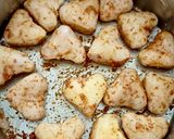 A picture of step 2 of Healthy Roasted Singhara Chaat for Ekadashi vrat.