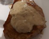 A picture of step 5 of Sirloin Steak, Mushroom Sauce & Steamed Mix Veggies!.