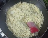 A picture of step 1 of Mysore Pak (Traditional South Indian Sweet).