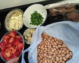 A picture of step 1 of Indonesian Peanut spicy sauce (sambel pecel).