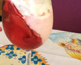 Foto del paso 1 de la receta: Copa de gelatina de fresa 🍓 con nata (baja en calorías)