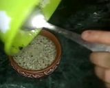 A picture of step 5 of Mint Raita.