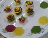 A picture of step 6 of Rose Masala Mathri.